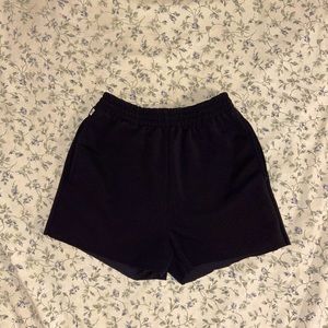 BLACK HIGH WAISTED SHORTS